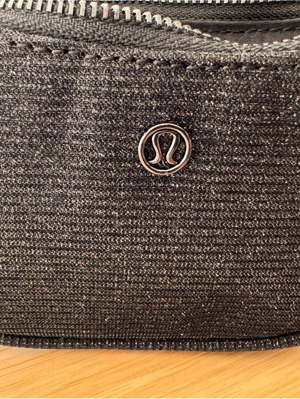 Lululemon City Essentials Nano Glitter Shoulder Bag Black